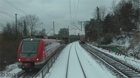 Vista dalla cabina - DB BR 422 (Germania)